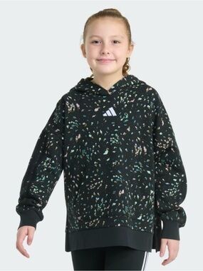 adidas Black Speckle Pullover Hoodie for Kids
